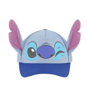 Stitch Girls Character Hat with 3D Ears, Blue